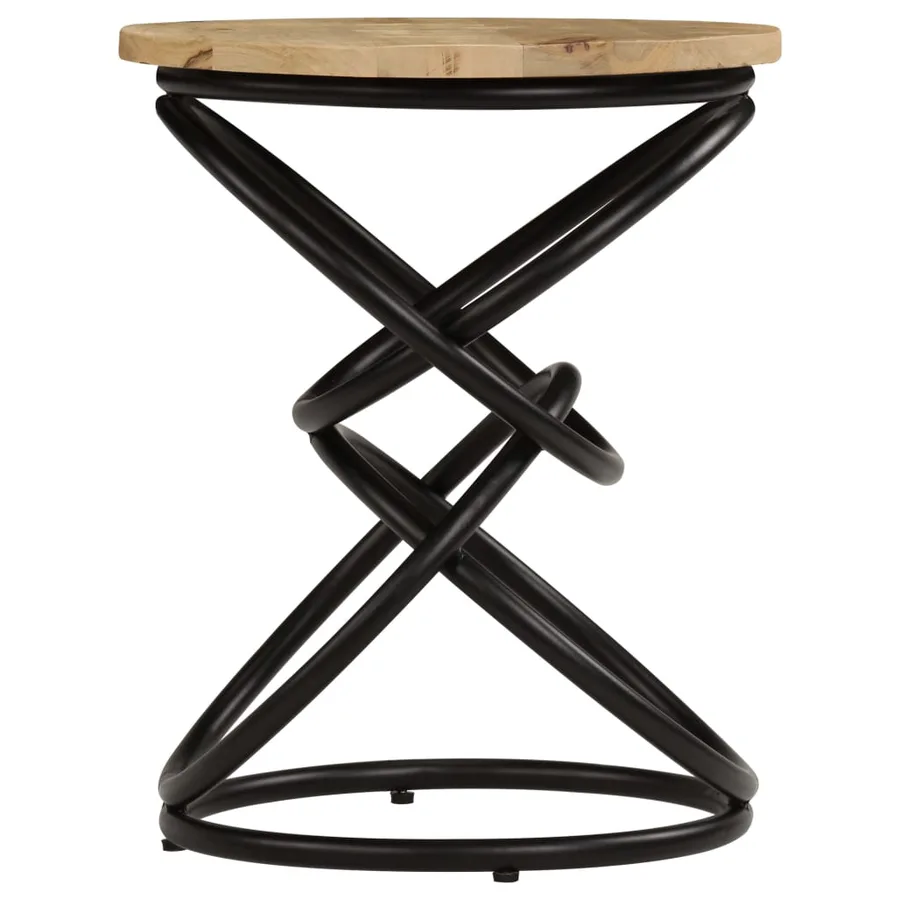 Table d'appoint Bois de manguier solide 40x50 cm - 5