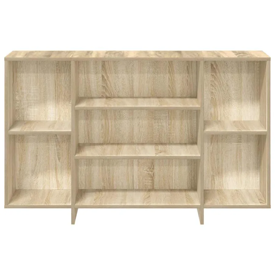 Buffet chêne sonoma 120x30x75 cm bois d'ingénierie - 5