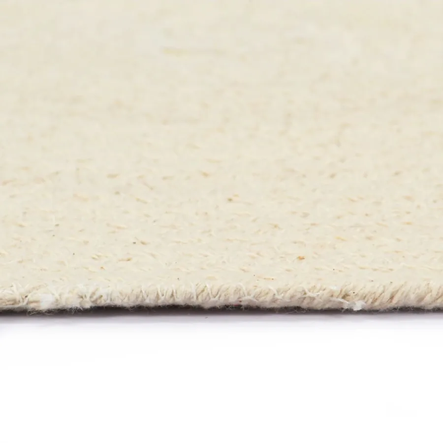 Napperons 6 pcs Naturel Plain 38 cm Rond Coton - 4