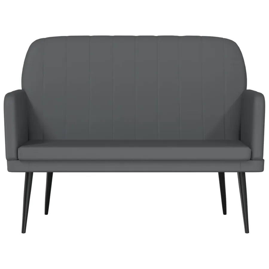 Banc Gris 107x80x81 cm Similicuir - 3
