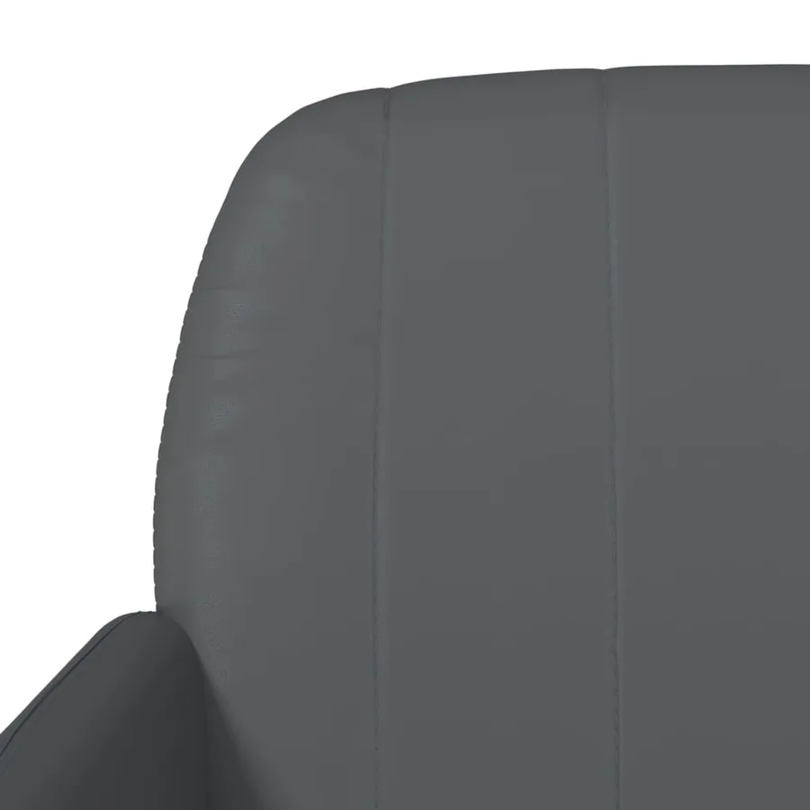 Banc Gris 107x80x81 cm Similicuir - 6