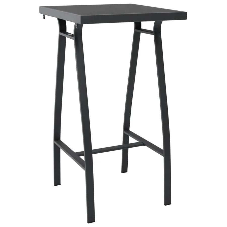 Ensemble de bar de jardin 5 pcs Noir - 2