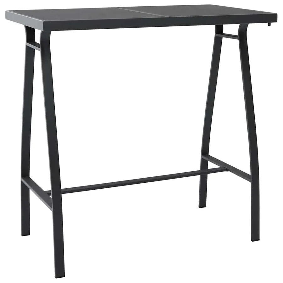 Ensemble de bar de jardin 5 pcs Noir - 3