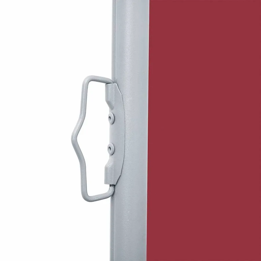 Auvent latéral rétractable Rouge 140 x 600 cm - 8
