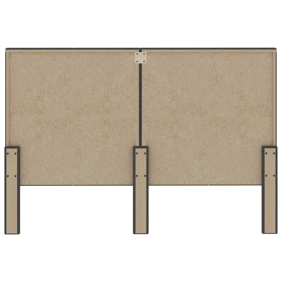 Tête de lit Gris foncé Tissu 140x200 cm - 5