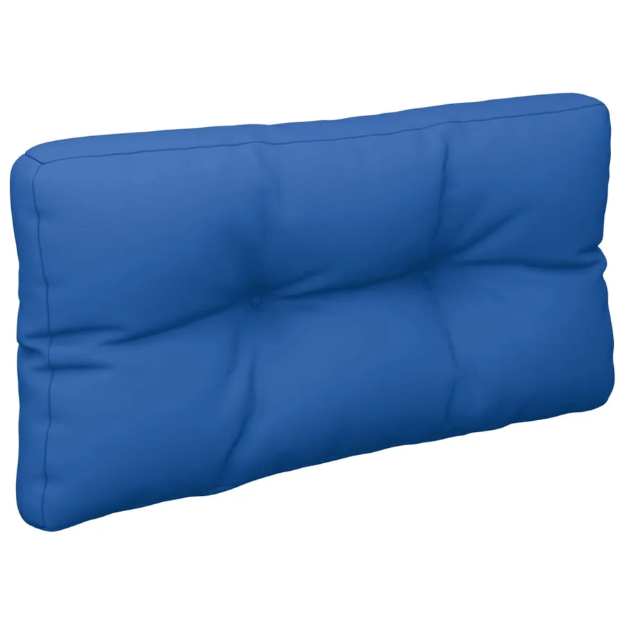 Coussins de palette lot de 2 bleu royal tissu - 5