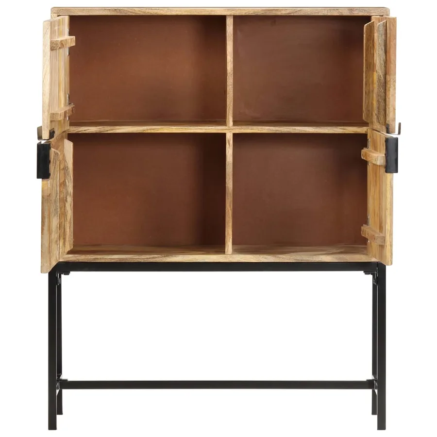 Buffet 80x30x100 cm Bois de manguier massif - 3