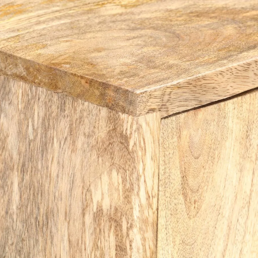 Buffet 80x30x100 cm Bois de manguier massif - 6