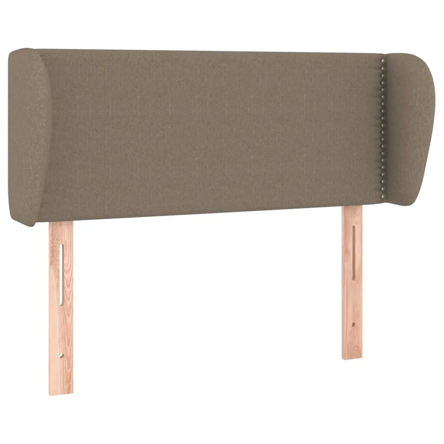 Tête de lit avec oreilles Taupe 93x23x78/88 cm Tissu - 2