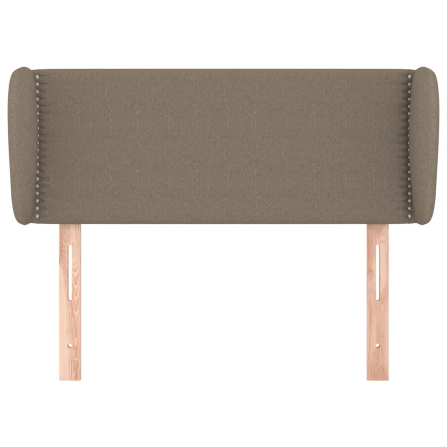 Tête de lit avec oreilles Taupe 93x23x78/88 cm Tissu - 3