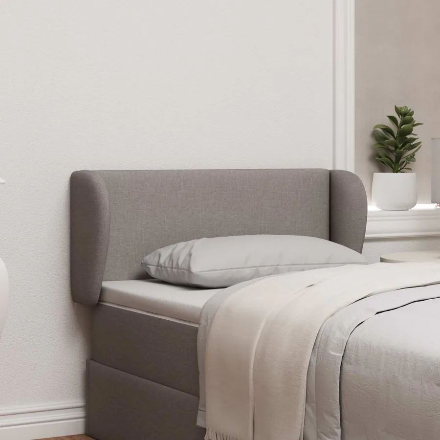Oreille de tête de lit Taupe 40 x 23 x 6 cm tissu