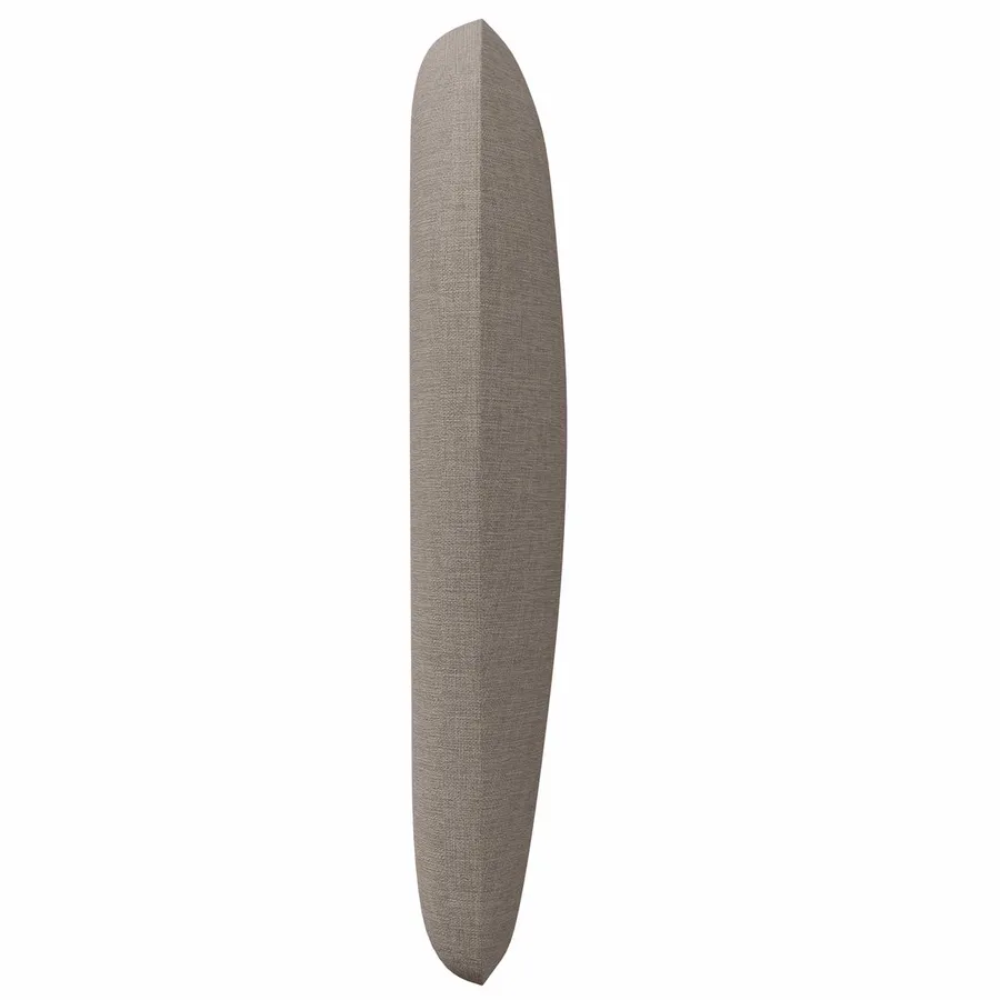 Oreille de tête de lit Taupe 40 x 23 x 6 cm tissu - 6