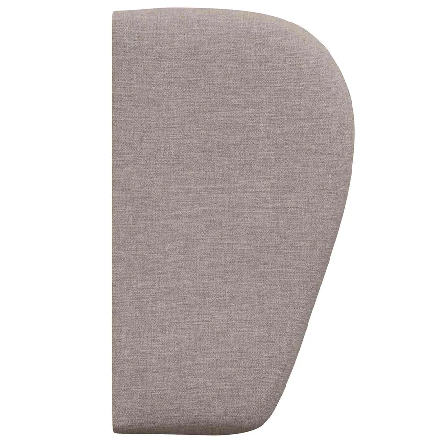 Oreille de tête de lit Taupe 40 x 23 x 6 cm tissu - 7