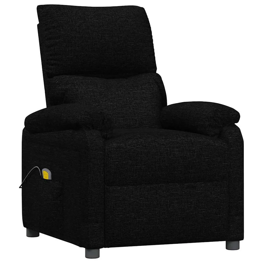 Fauteuil de massage Noir Tissu - 2