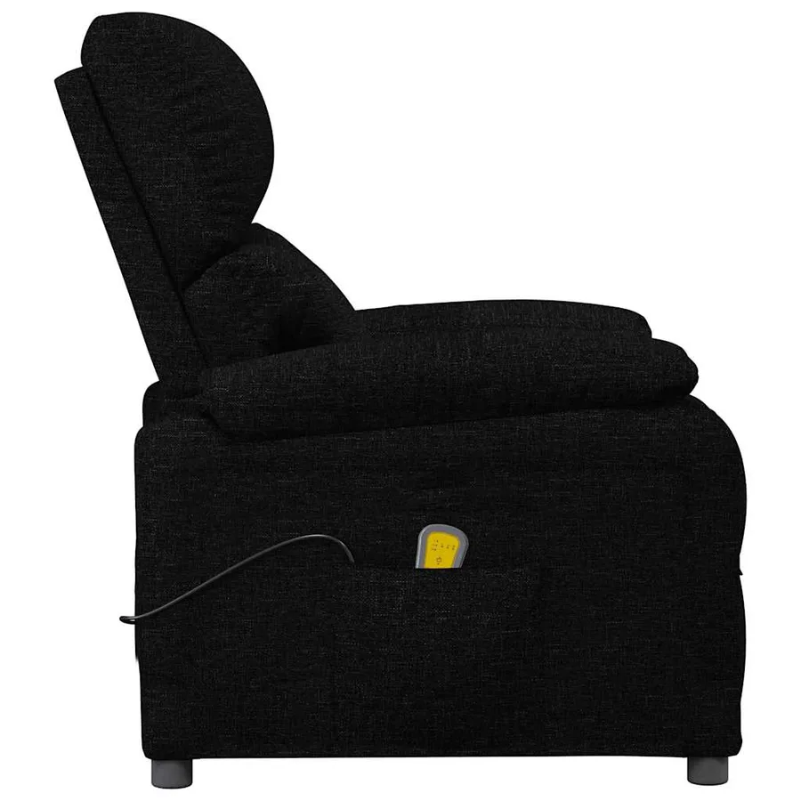 Fauteuil de massage Noir Tissu - 4