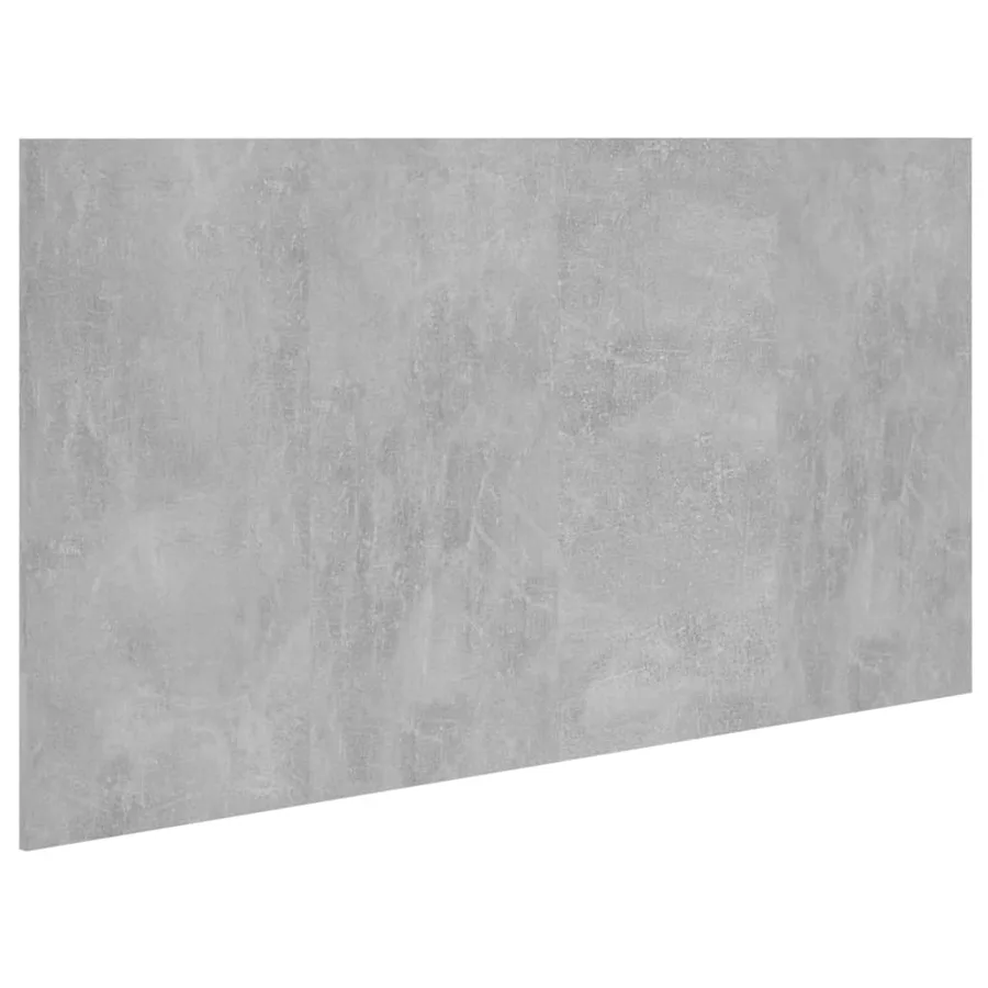 Tête de lit Gris béton 160x1,5x80 cm Bois d'ingénierie - 2
