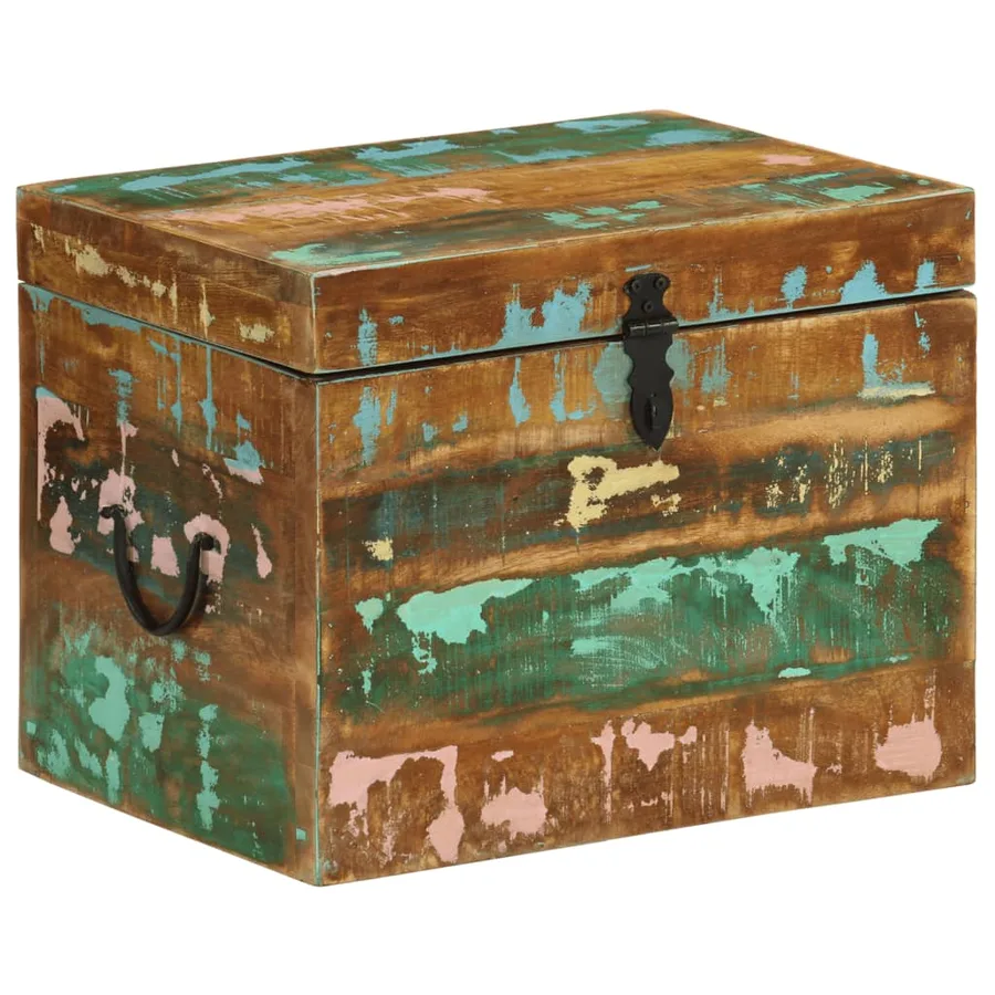 Boîtes de rangement Bois massif de récupération - 2