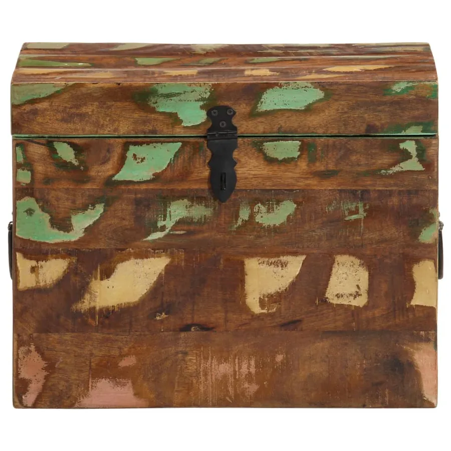 Boîtes de rangement Bois massif de récupération - 5