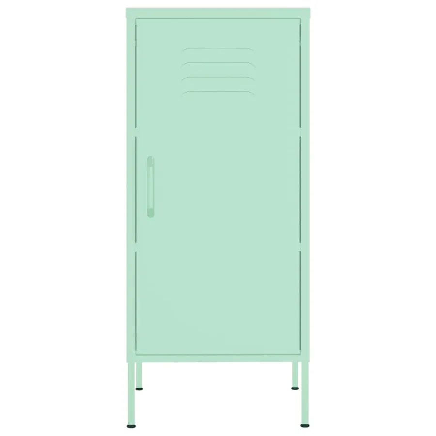 Armoire de rangement Vert menthe 42,5x35x101,5 cm Acier - 3