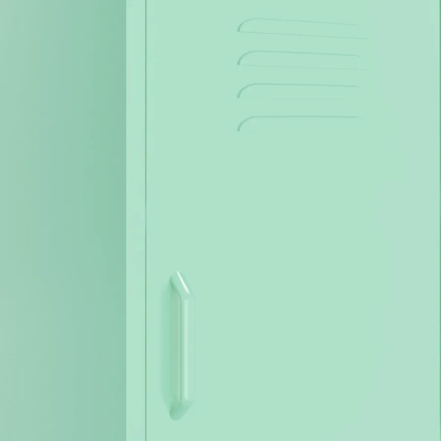 Armoire de rangement Vert menthe 42,5x35x101,5 cm Acier - 7