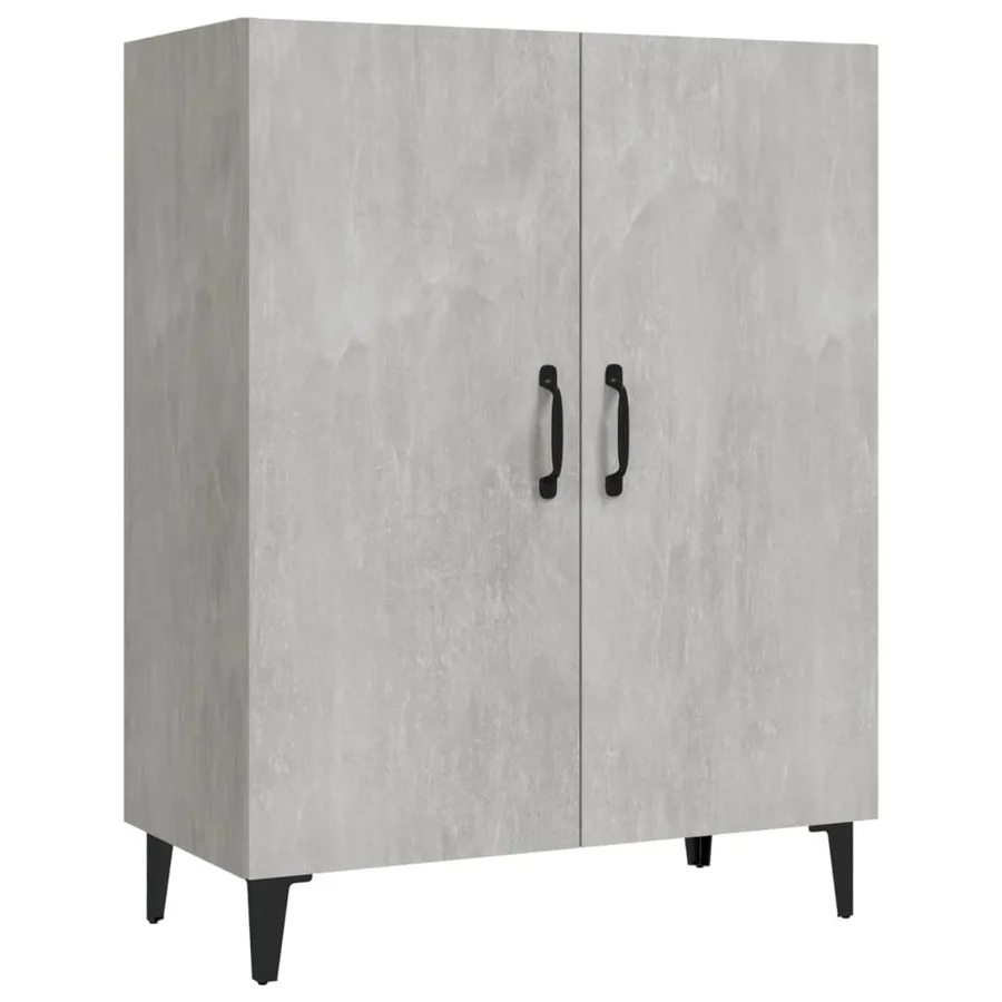 Buffet Gris béton 70x34x90 cm Bois d'ingénierie - 2