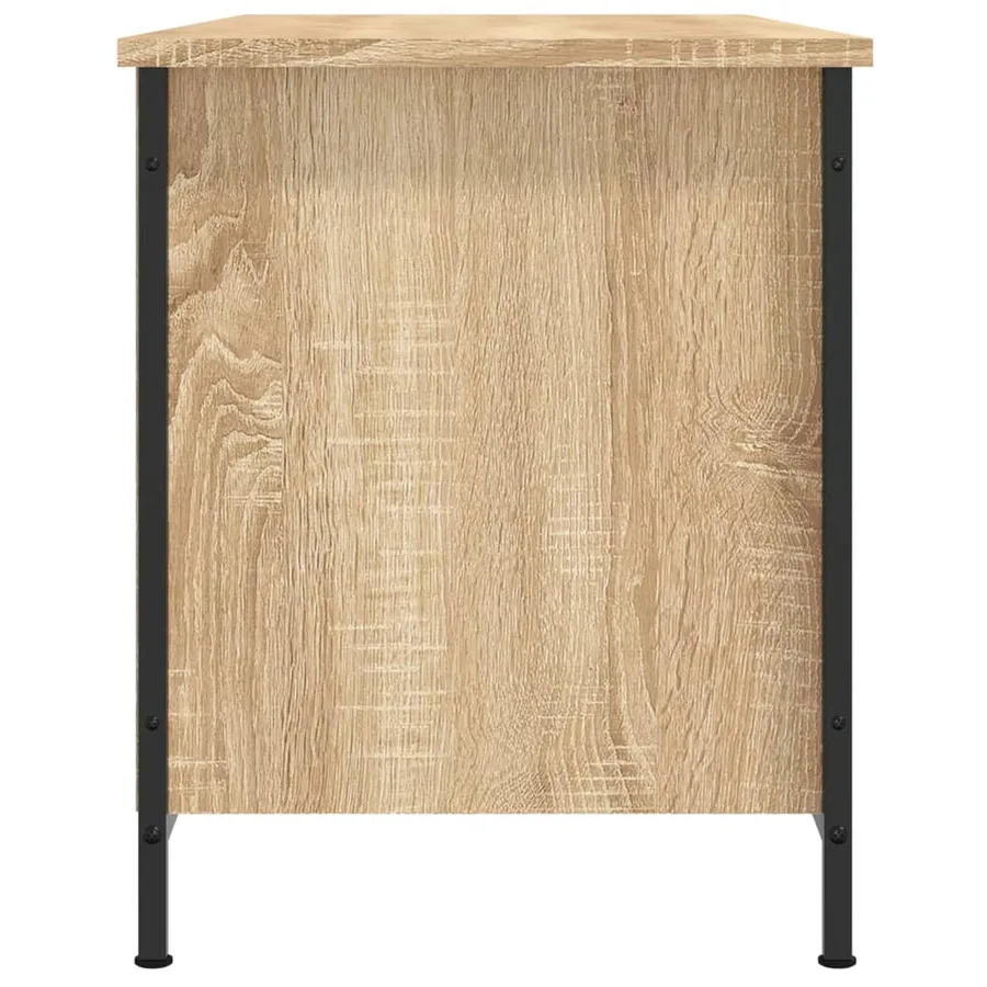 Meuble TV Chêne sonoma 100x40x50 cm Bois d'ingénierie - 5