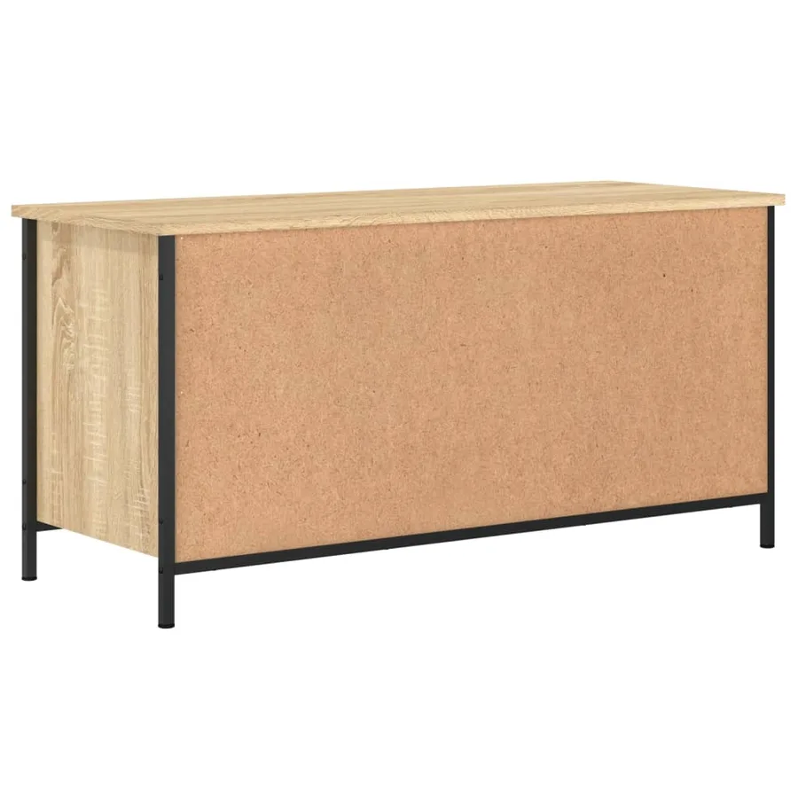 Meuble TV Chêne sonoma 100x40x50 cm Bois d'ingénierie - 6