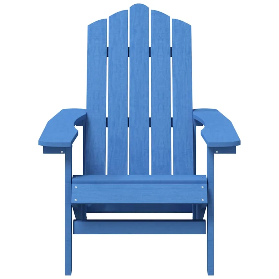 Chaises de jardin Adirondack lot de 2 PEHD Bleu aqua - 4