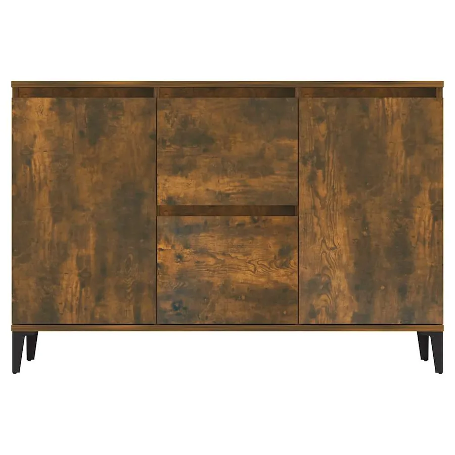 Buffet Chêne fumé 102x35x70 cm Bois d'ingénierie - 3