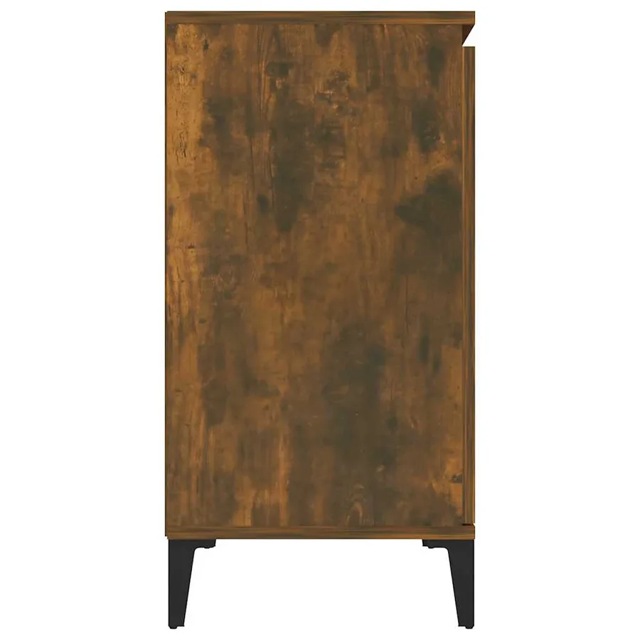 Buffet Chêne fumé 102x35x70 cm Bois d'ingénierie - 4