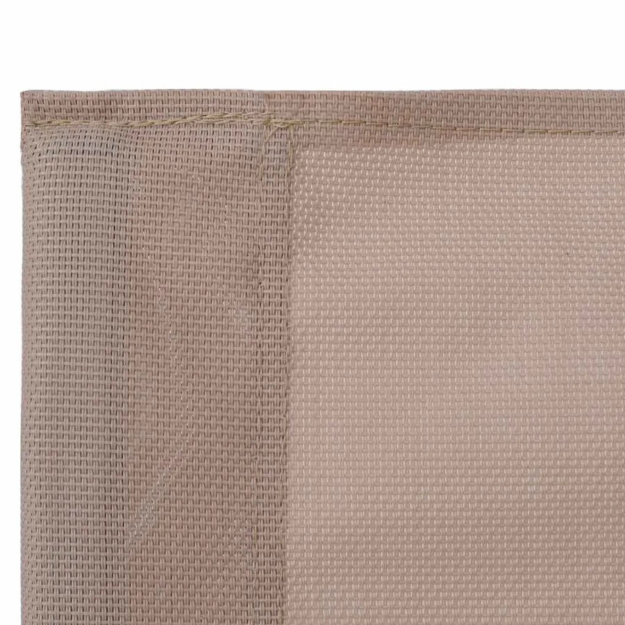 Salon de jardin 4 pcs Tissu et acier Taupe - 5