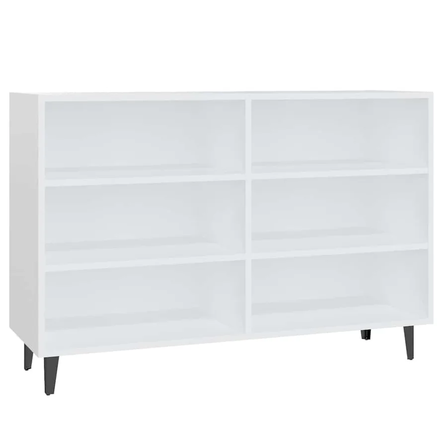 Buffet blanc 103,5x35x70 cm bois d'ingénierie - 2