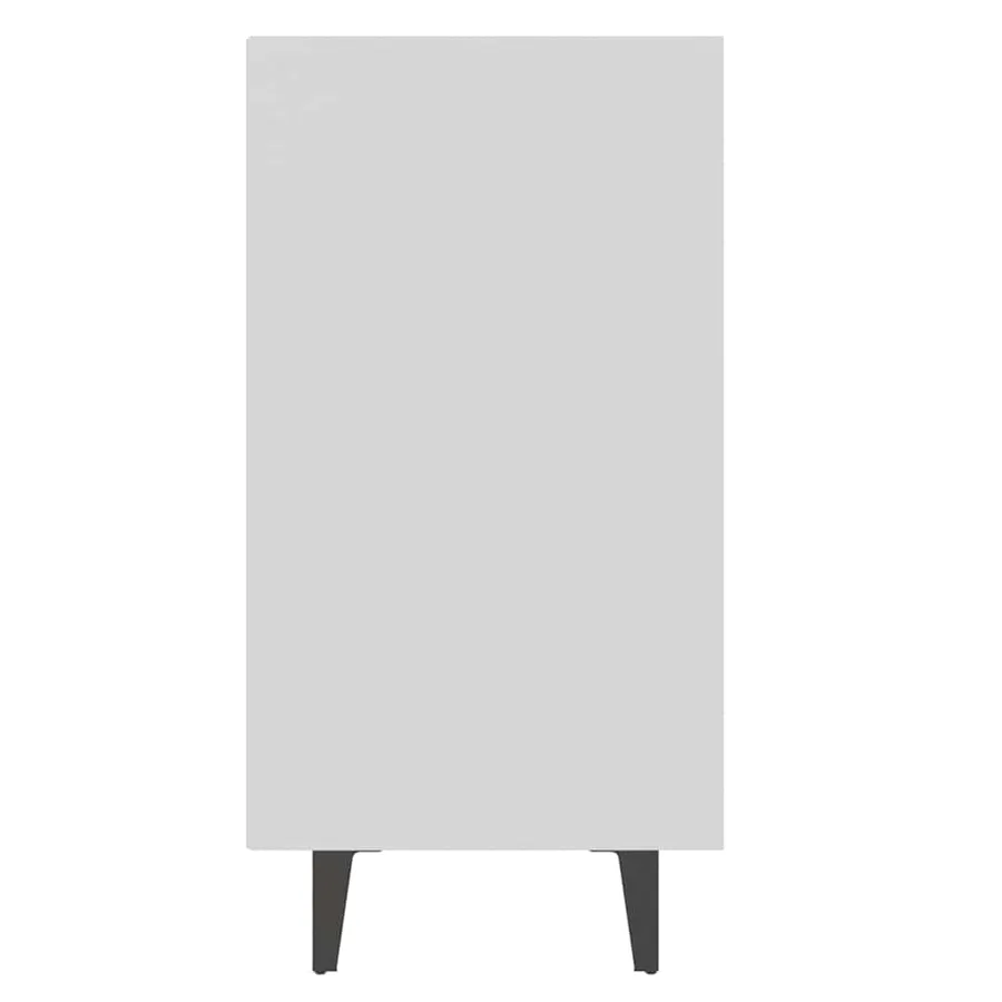 Buffet blanc 103,5x35x70 cm bois d'ingénierie - 5