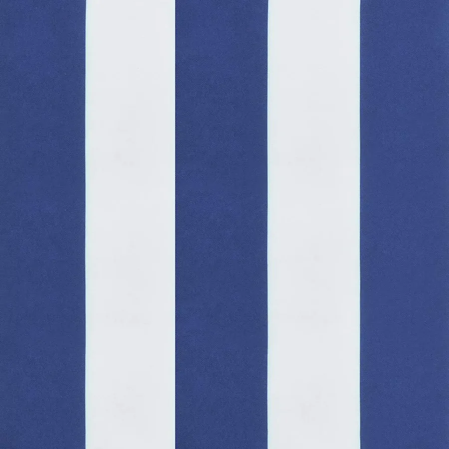 Coussins de palette lot de 2 rayures bleues/blanches - 9