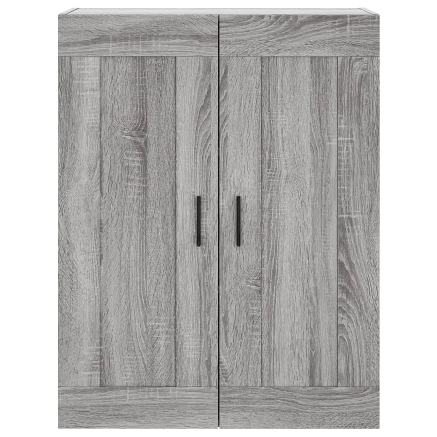 Buffet haut Sonoma gris 69,5x34x180 cm Bois d'ingénierie - 6