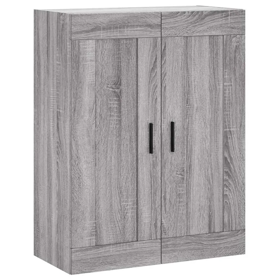 Buffet haut Sonoma gris 69,5x34x180 cm Bois d'ingénierie - 5