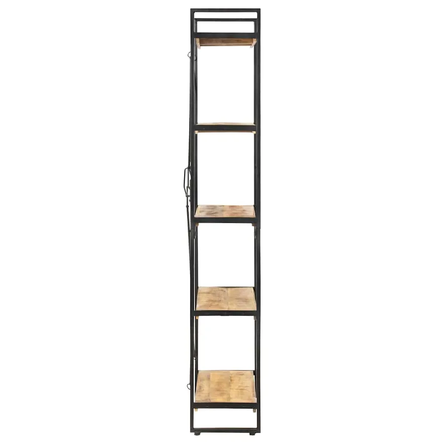 Bibliothèque à 5 niveaux 140x30x180 cm Bois de manguier solide - 3