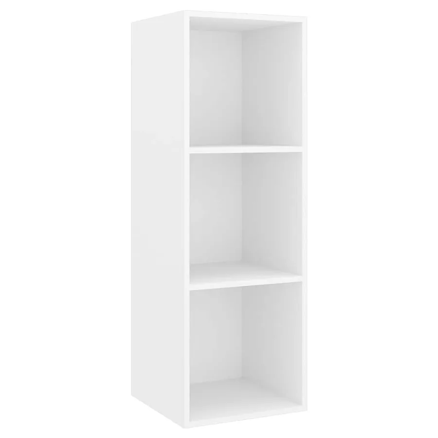 Ensemble de meuble TV 3 pcs Blanc Bois d'ingénierie - 4