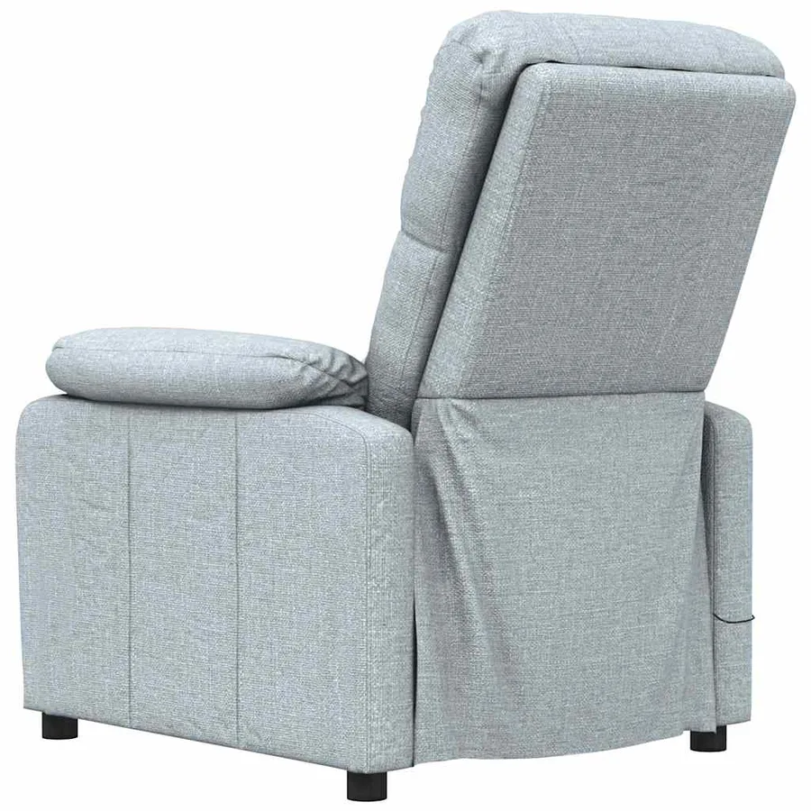 Fauteuil de massage Gris clair Tissu - 5