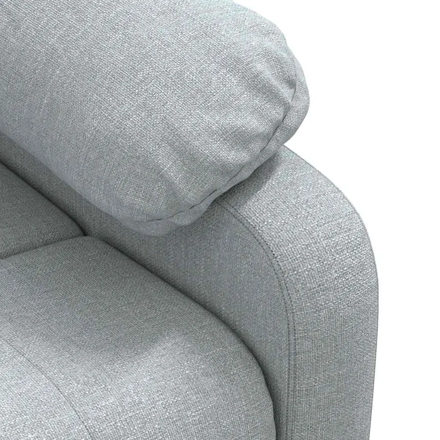 Fauteuil de massage Gris clair Tissu - 9