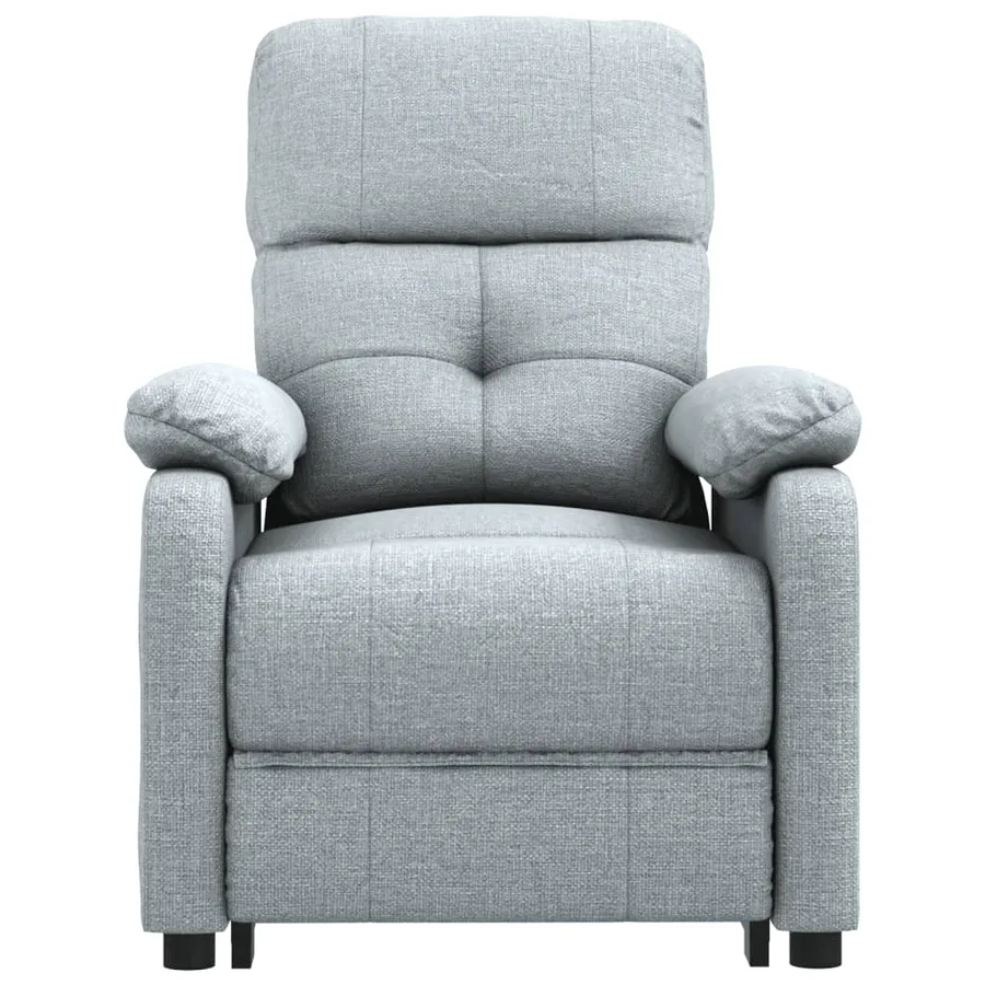 Fauteuil électrique de massage Gris clair Tissu - 4