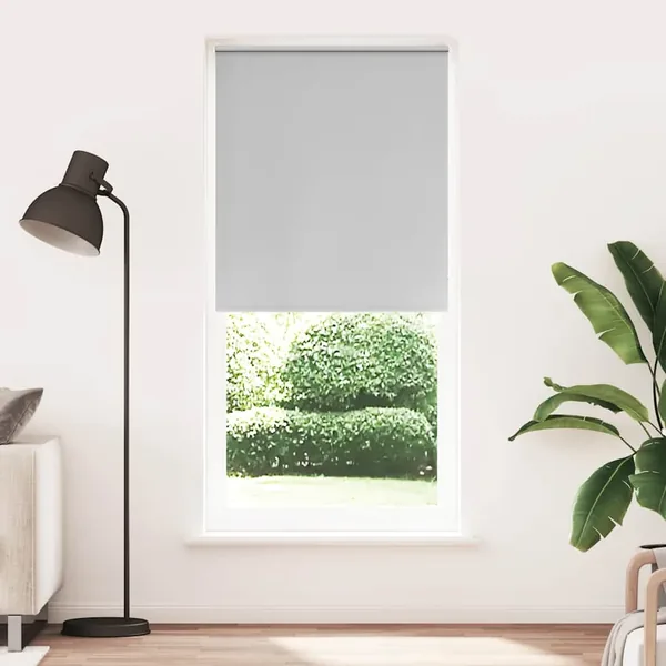 Store enrouleur occultant 84,4 x 230 cm, largeur du tissu 80 cm, gris
