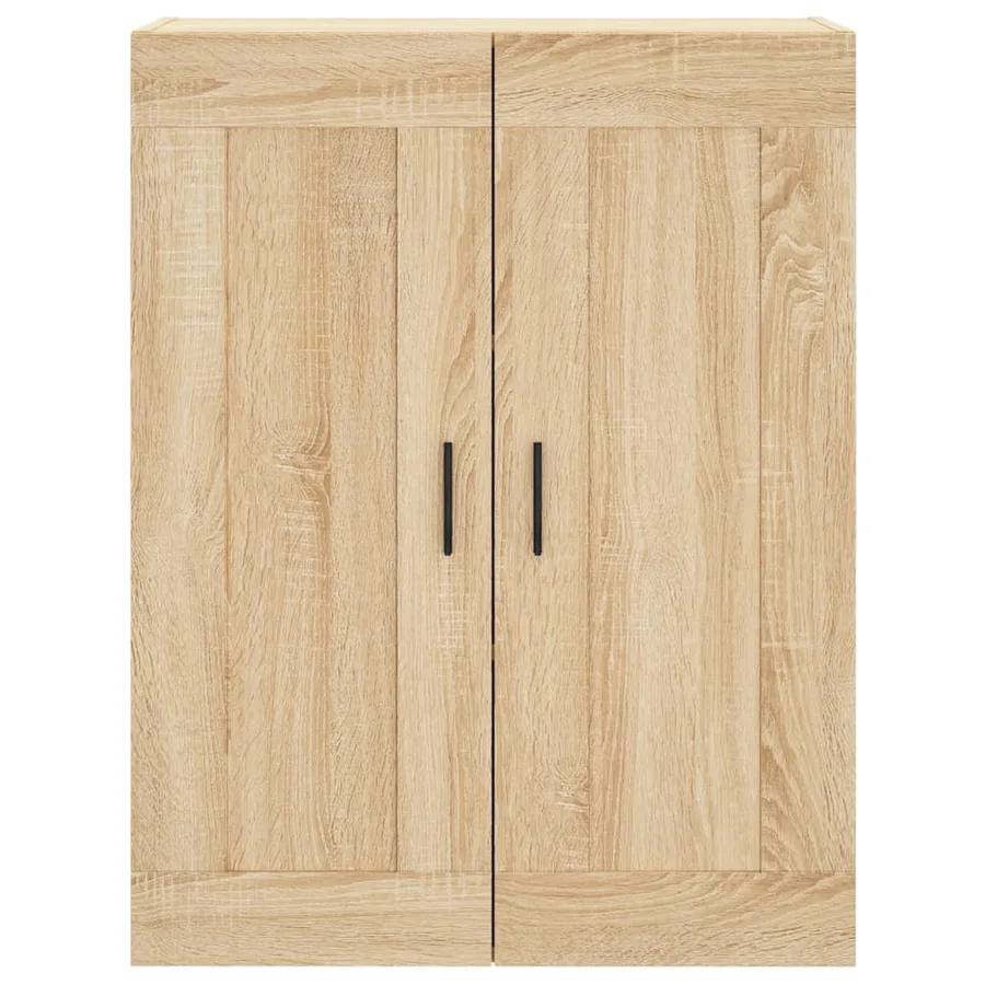 Buffet haut Chêne sonoma 69,5x34x180 cm Bois d'ingénierie - 6