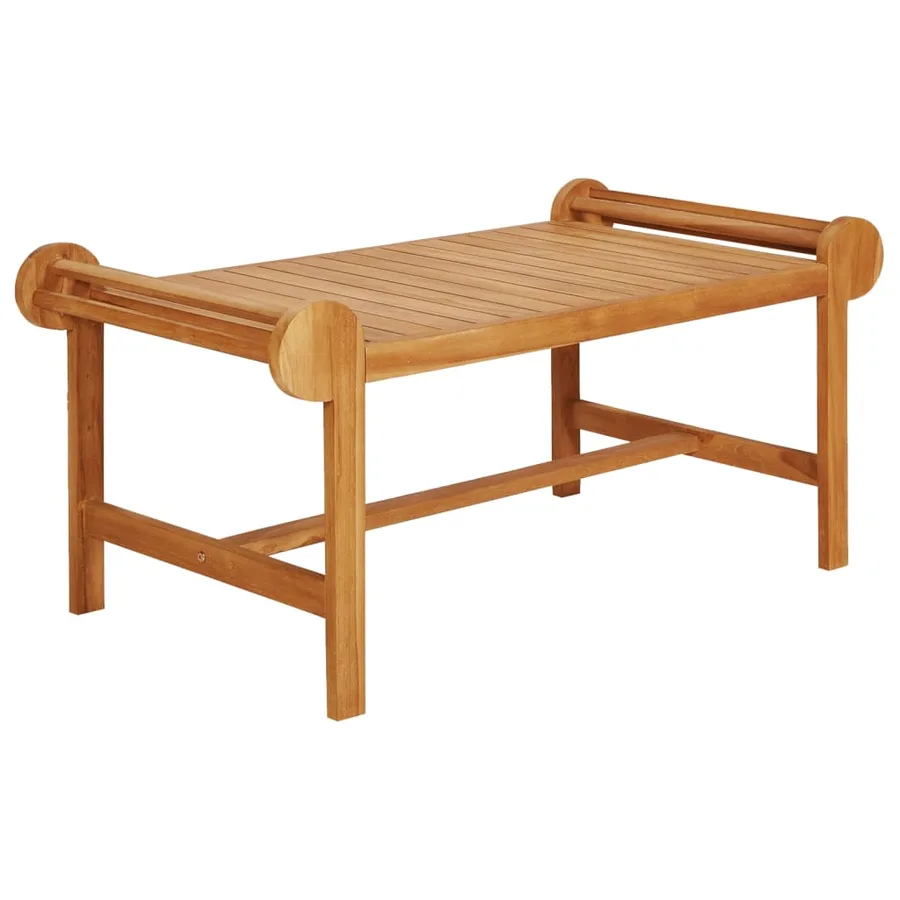 Salon de jardin 4 pcs Bois de teck solide - 6