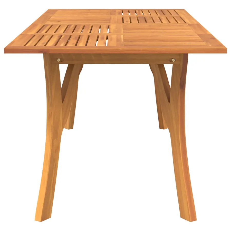 Table de jardin 200x90x75 cm Bois d'acacia solide - 4
