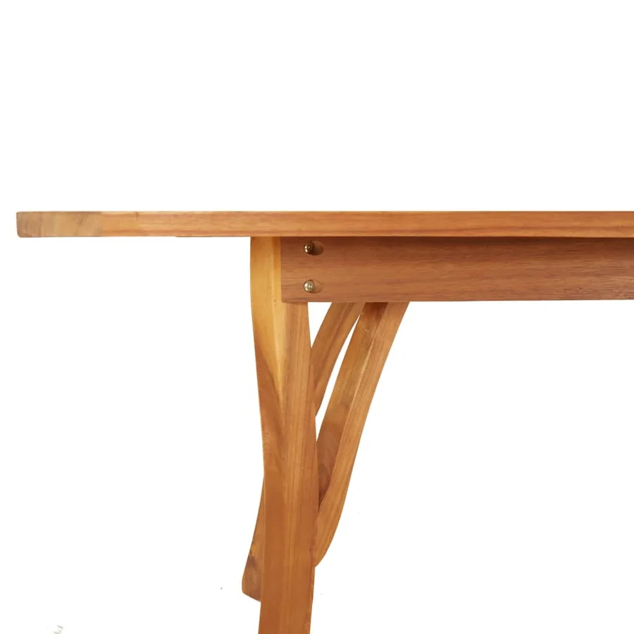 Table de jardin 200x90x75 cm Bois d'acacia solide - 5