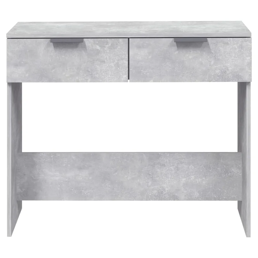 Table console Gris béton 90x36x75 cm Bois d'ingénierie - 6