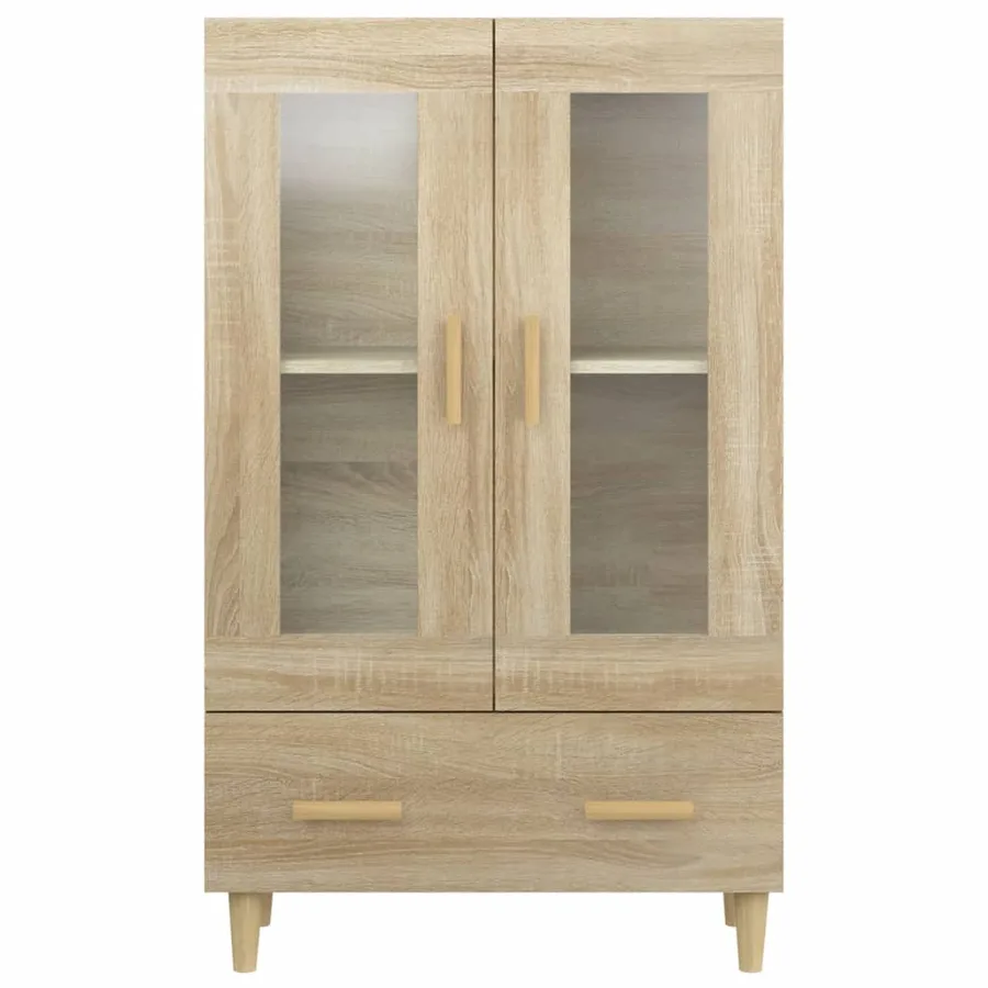 Buffet haut Chêne sonoma 70x31x115 cm Bois d'ingénierie - 5
