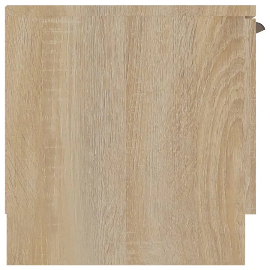 Meuble TV Chêne sonoma 102x35x36,5 cm Bois d'ingénierie - 8