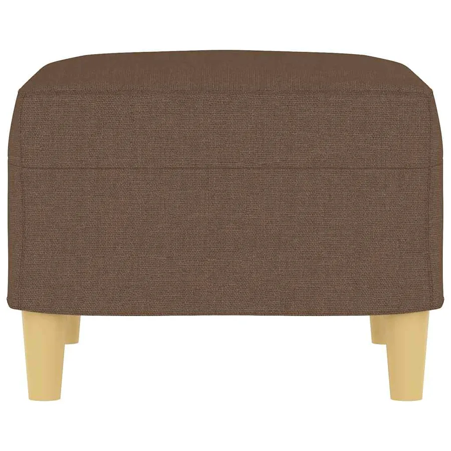 Repose-pied Marron 60x50x41 cm Tissu - 4